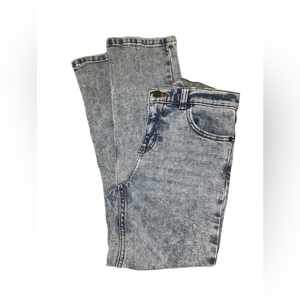 Boys wonder nation jeans sz 10 straight slim light wash
